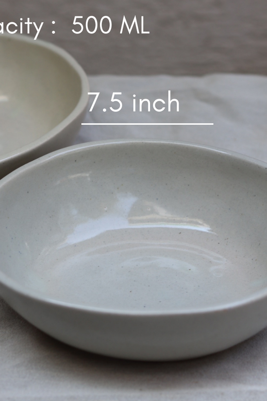 Handmade ceramic bowls height & breadth 