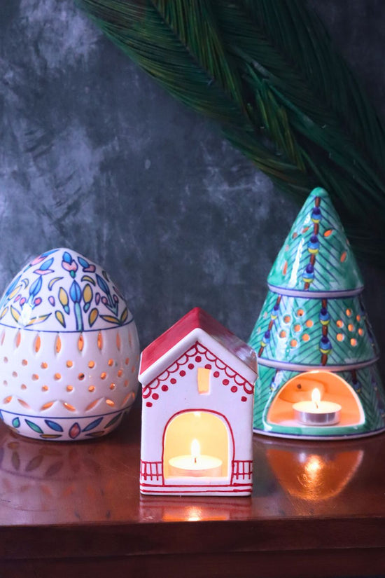 Set of 3 - Mystic Glow Diffusers made by ceramic