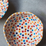 Handmade ceramic colorful bowls 