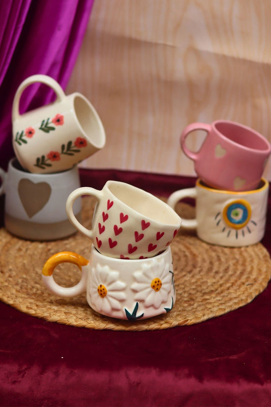 Set of 6 Berry & Bloom Love Mugs (for the price of 5) with premium quality material