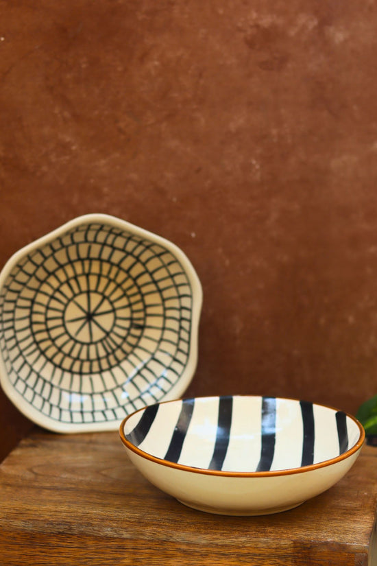 Set of 2 - Zebra Bowls combo