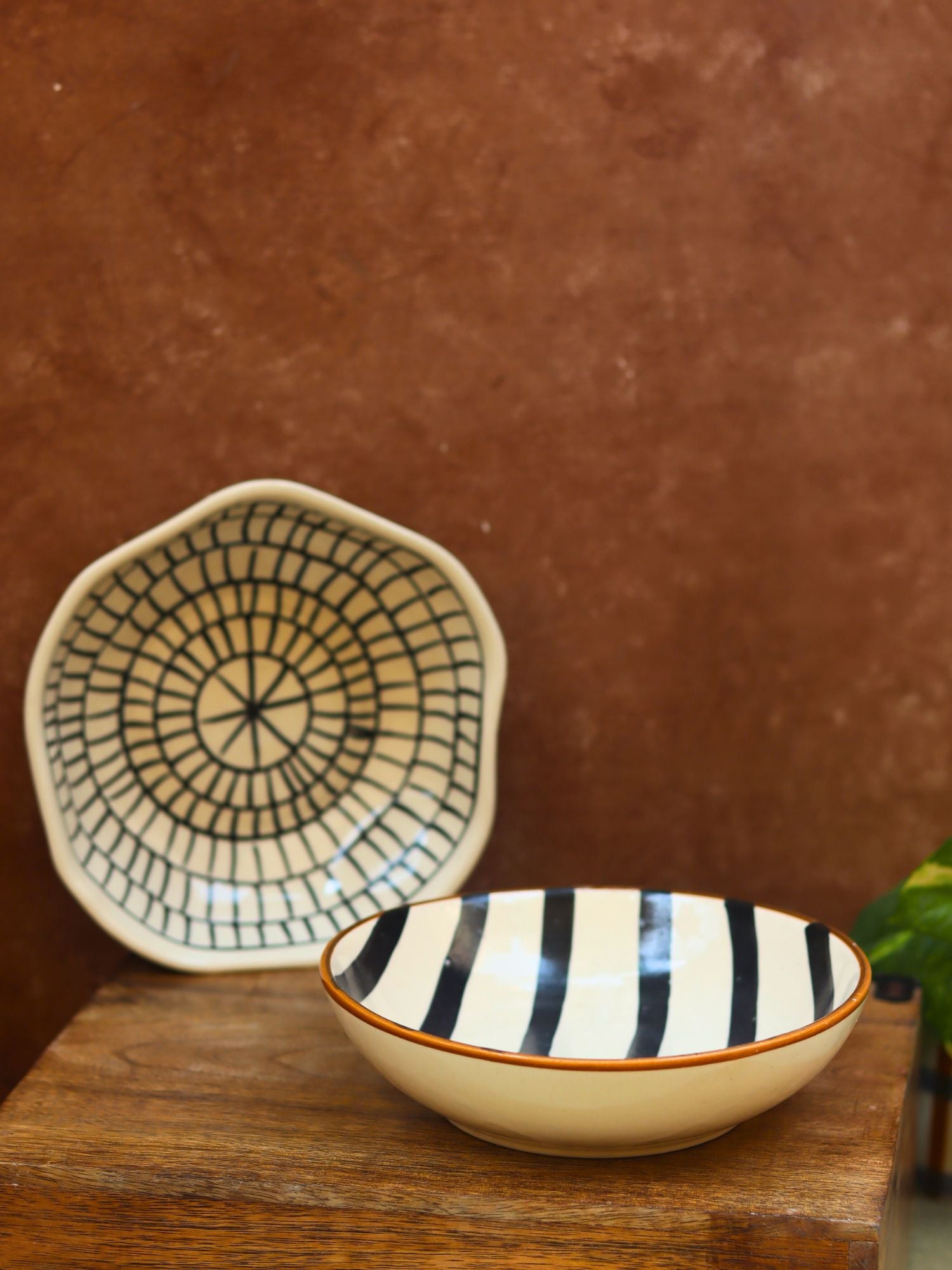 Set of 2 - Zebra Bowls combo