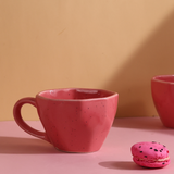 Handmade ceramic coffee mug 