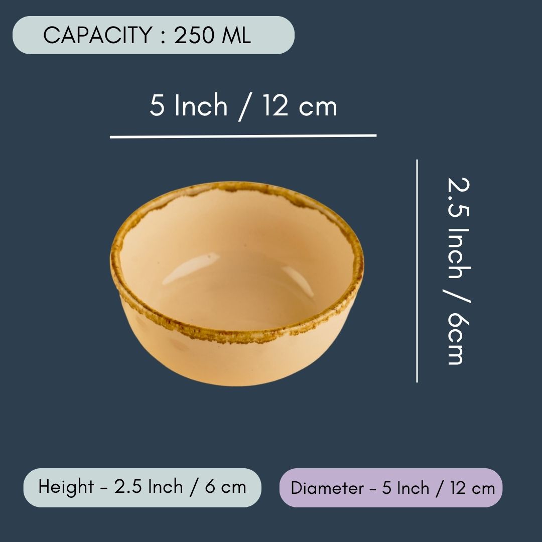 Ivory Stoneware Bowl