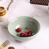 Sage Green Bowl With Cherries 