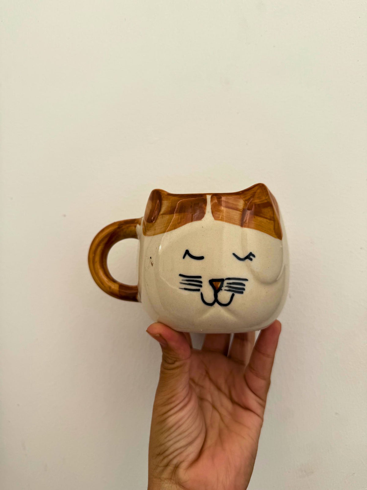 Cozy Kitty Mug made by ceramic