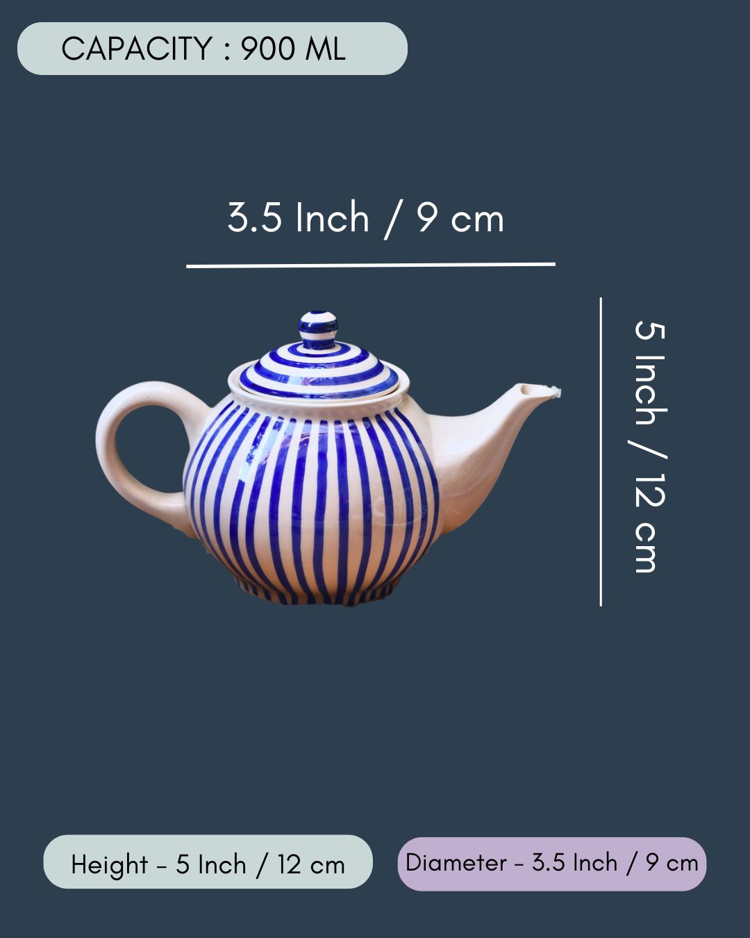 Thin Stripes // Tea Pot