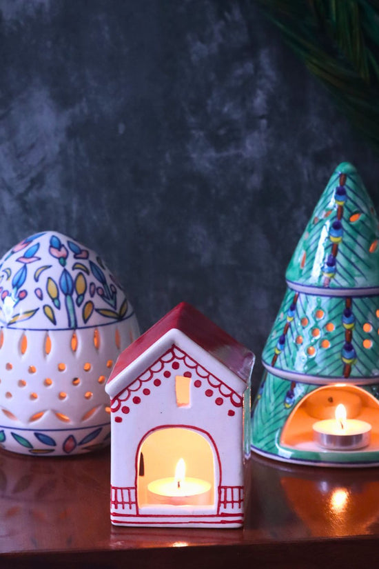 Set of 3 - Mystic Glow Diffusers handmade in india