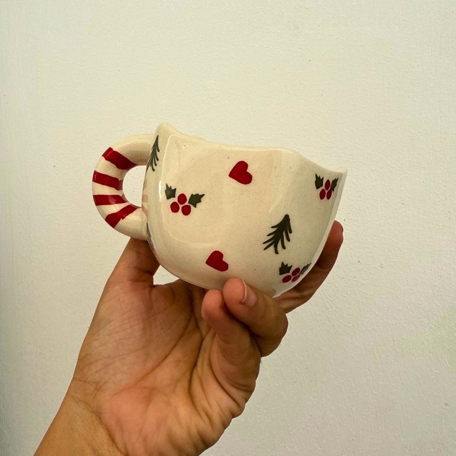 handmade Holly Jolly Mug