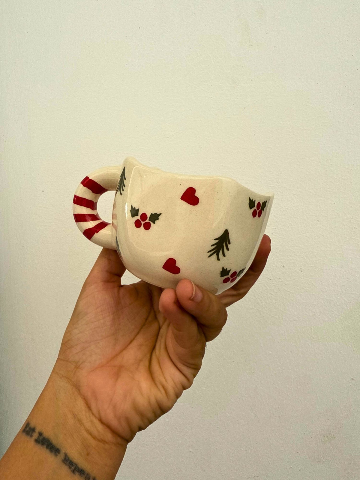 handmade Holly Jolly Mug