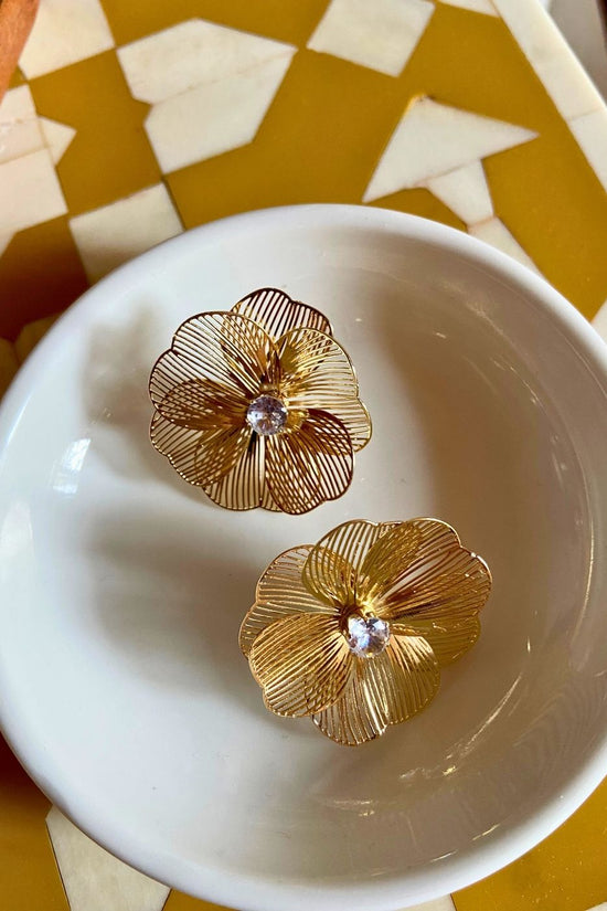 Anti tarnish Floral Bliss Earrings