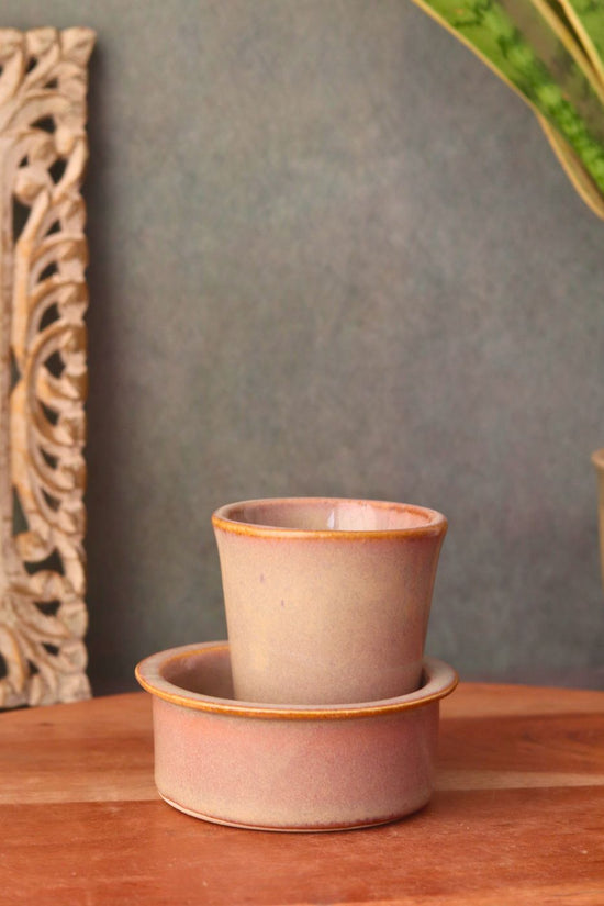 cream dabara set made by ceramic 