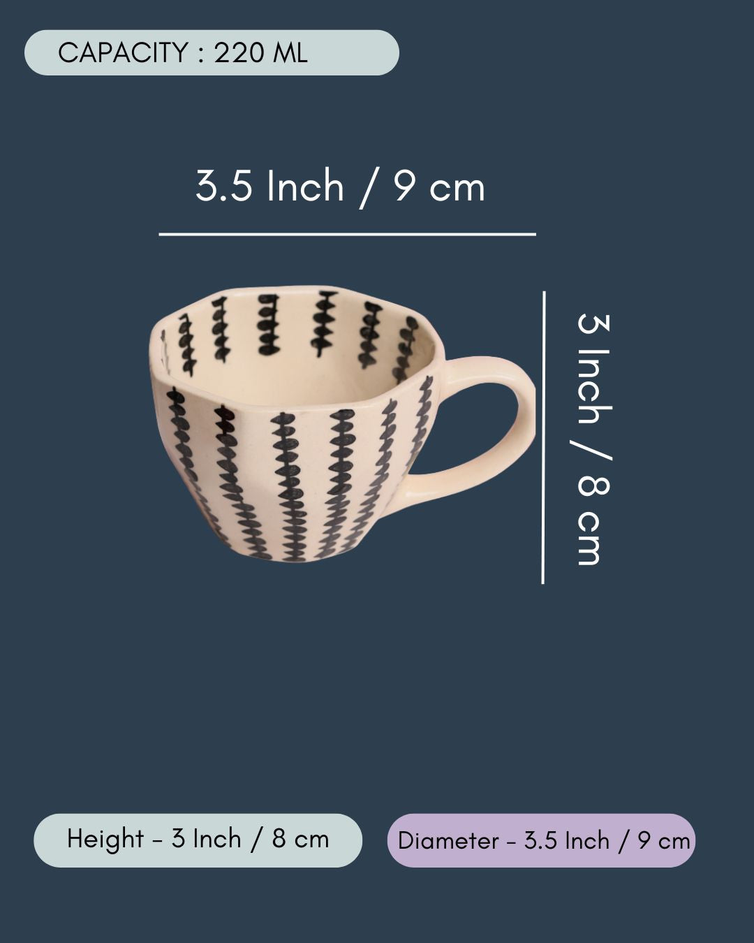 Black Crosses  Mug