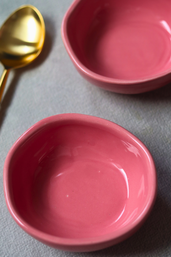 Pink Nut Bowls