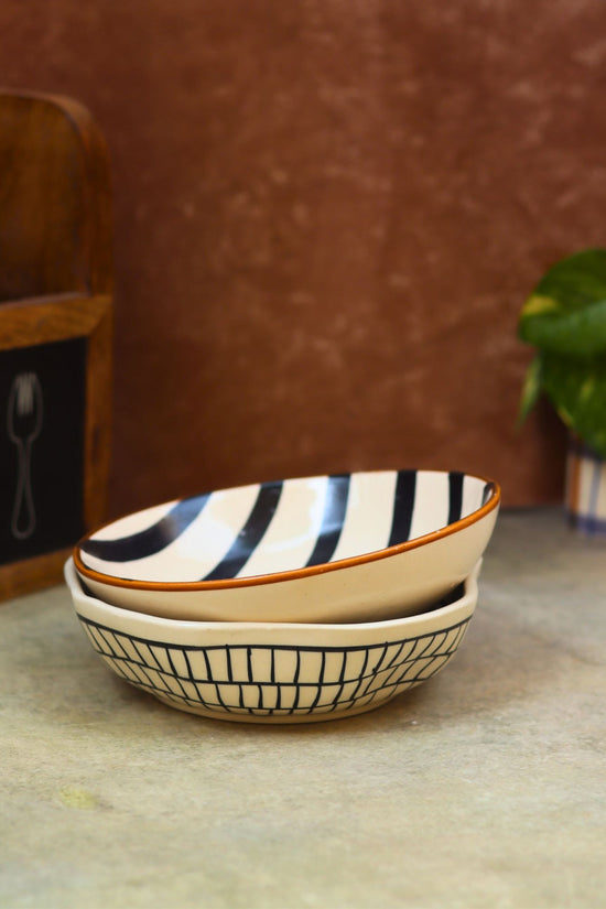 Set of 2 - Zebra Bowls combo