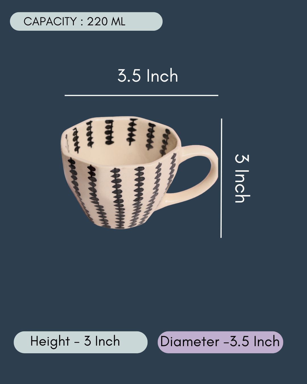 Black Crosses  Mug