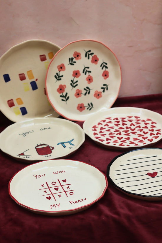 Set of 6 Little Bites snack Plates (for the price of 5)