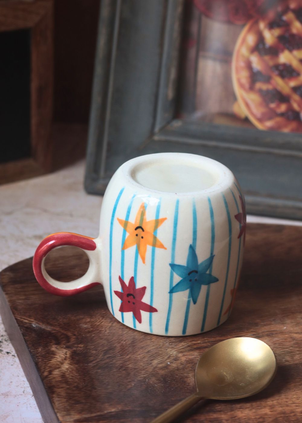 Star Cuddle Mug made by ceramic