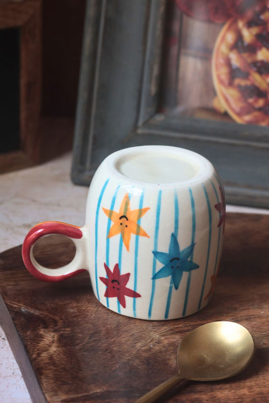 Star Cuddle Mug made by ceramic