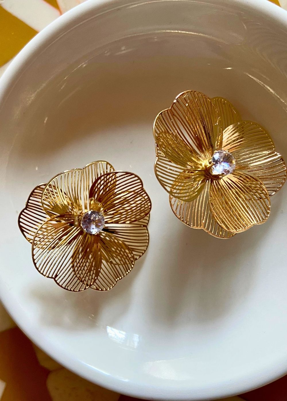 Floral Bliss Earrings handmade in India