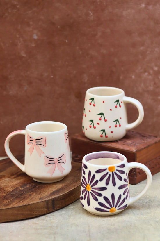 Set of 3 - Perfect Brew Mugs combo handmade in Inida