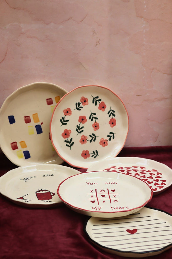 Set of 6 Little Bites snack Plates (for the price of 5)