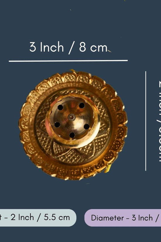 Golden Aura Agarbatti Stand