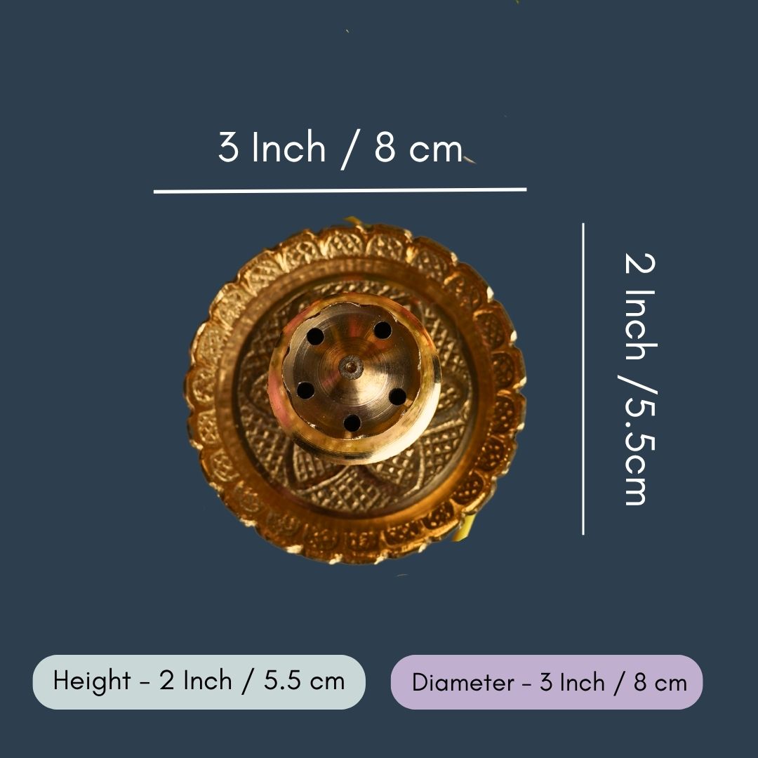 Golden Aura Agarbatti Stand