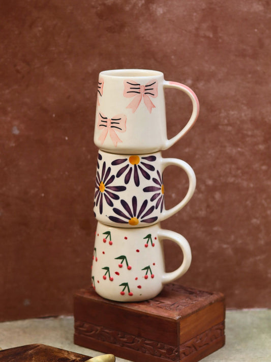 Handmade Set of 3 - Perfect Brew Mugs combo