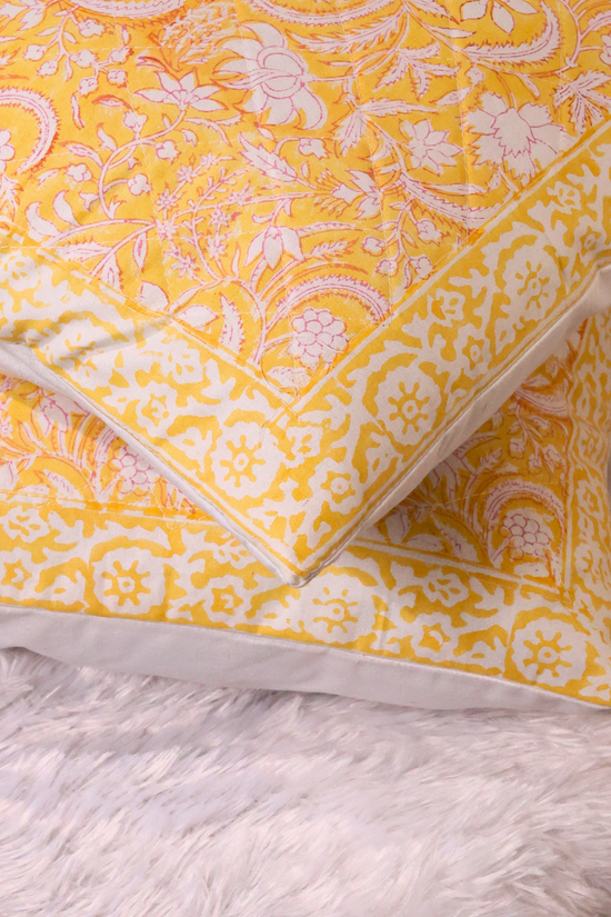 Handcrafted block printed cushion covers