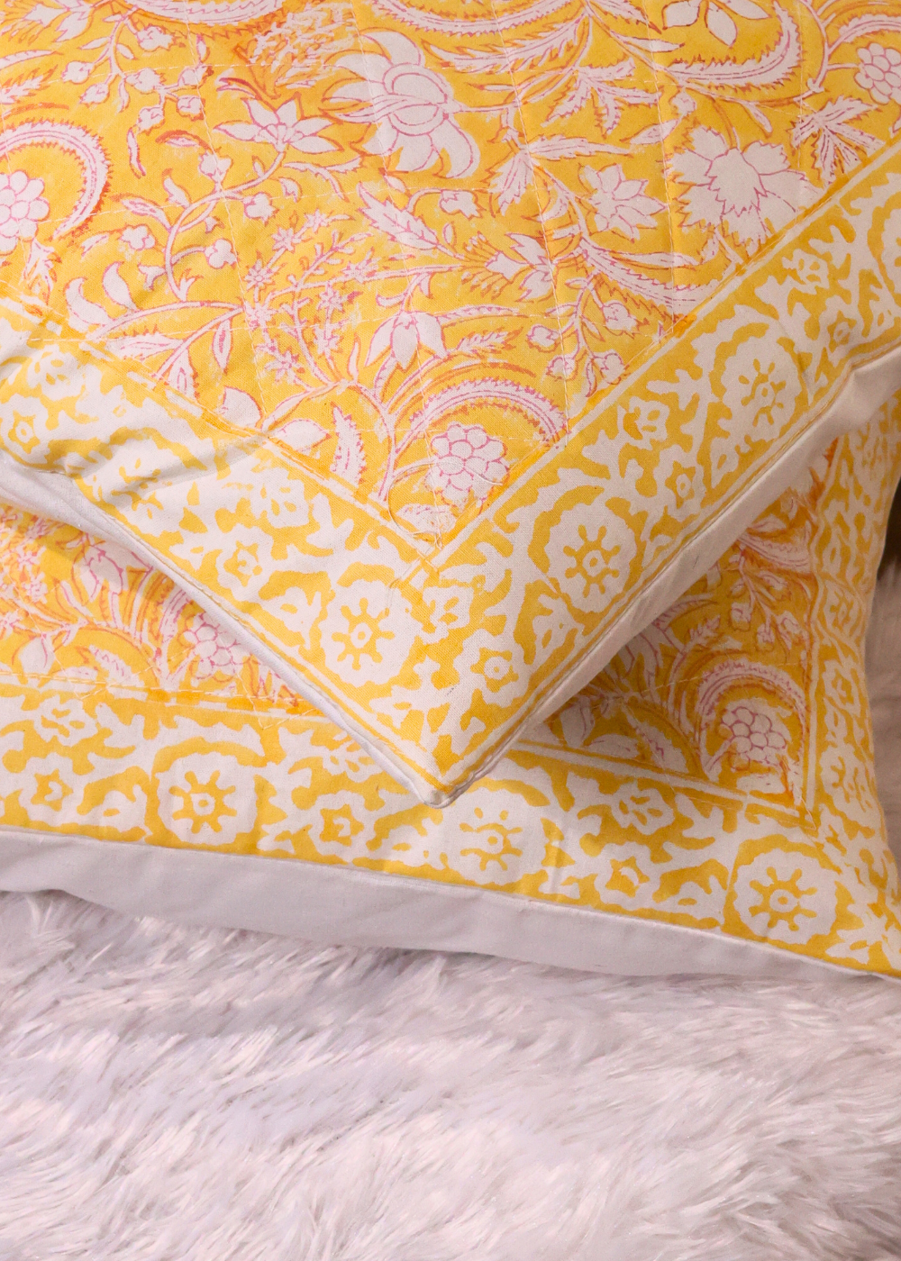 Handcrafted block printed cushion covers