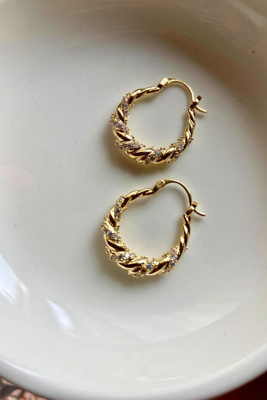 Anti tarnish Luna Hoops
