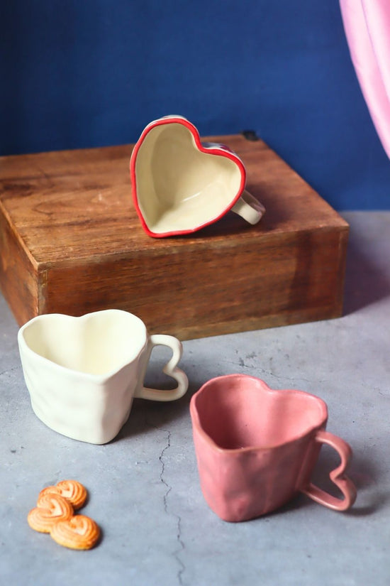 Set of 3 - Heartfelt Mugs with premium quality material