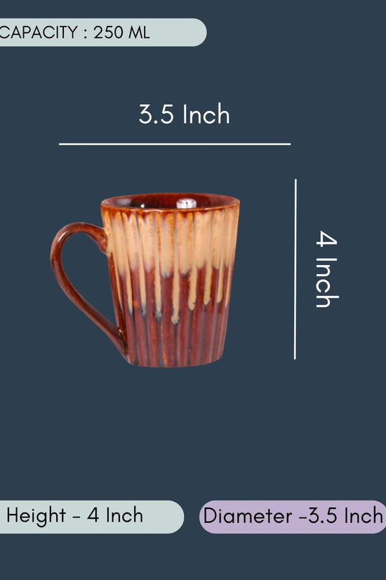 Shaded Brown Coffee Mug