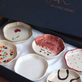 Set of 6 Essential Dessert Plates (for the price of 5) Diwali Gift Box premium quality gift hamper