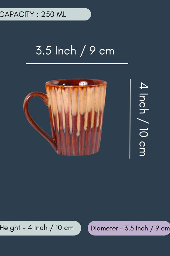 Shaded Brown Coffee Mug