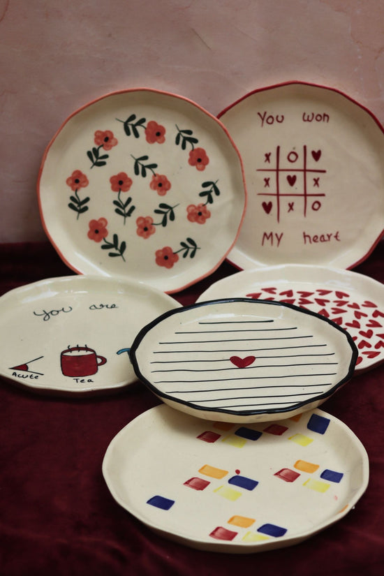 Set of 6 Little Bites snack Plates (for the price of 5)