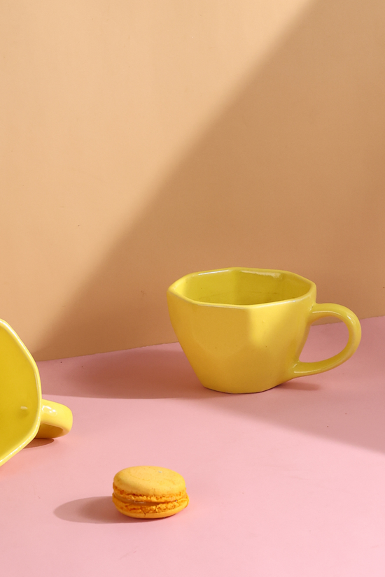 Sunshine yellow coffee mug 