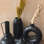 black vases handmade in india 