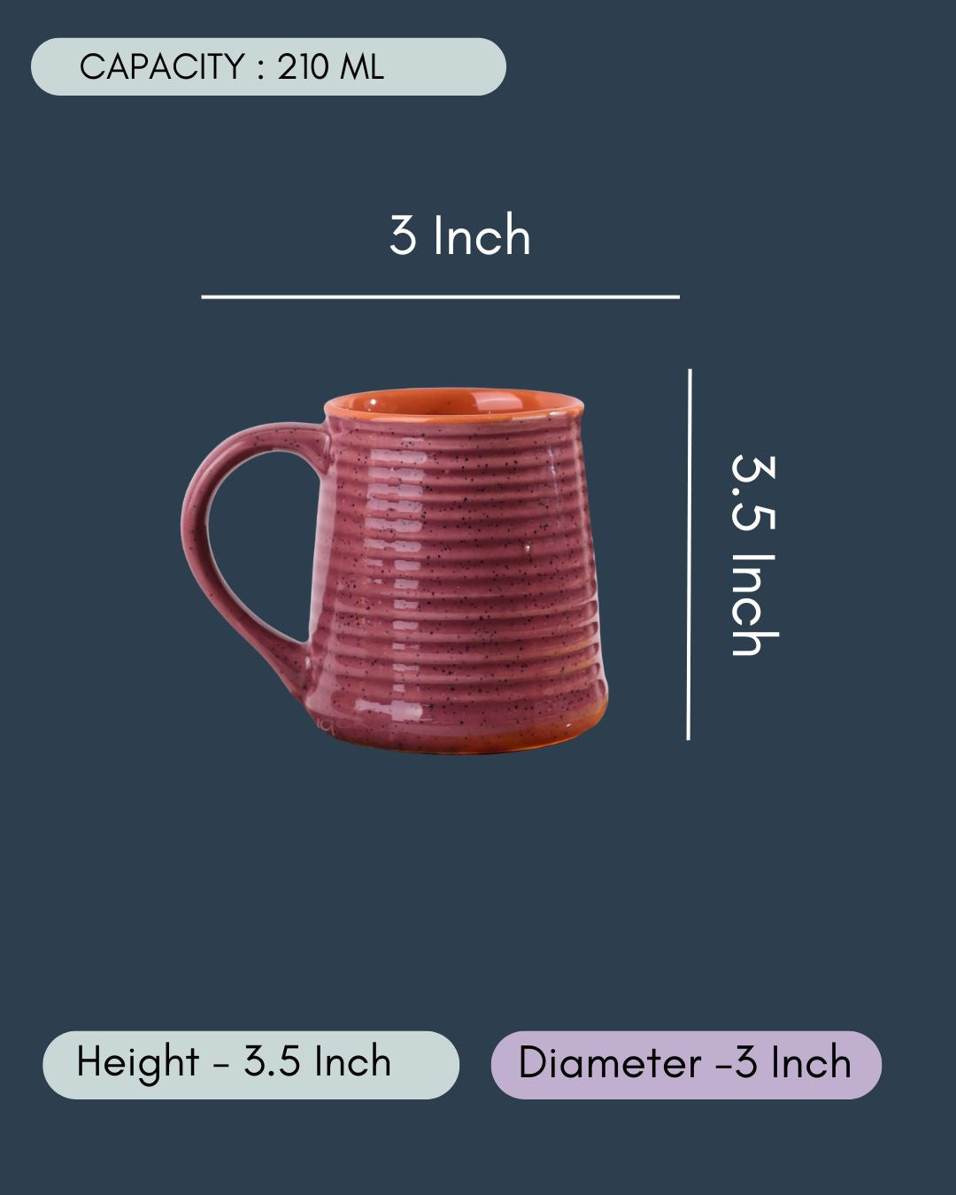 Lavender Coffee Mug - Set of two