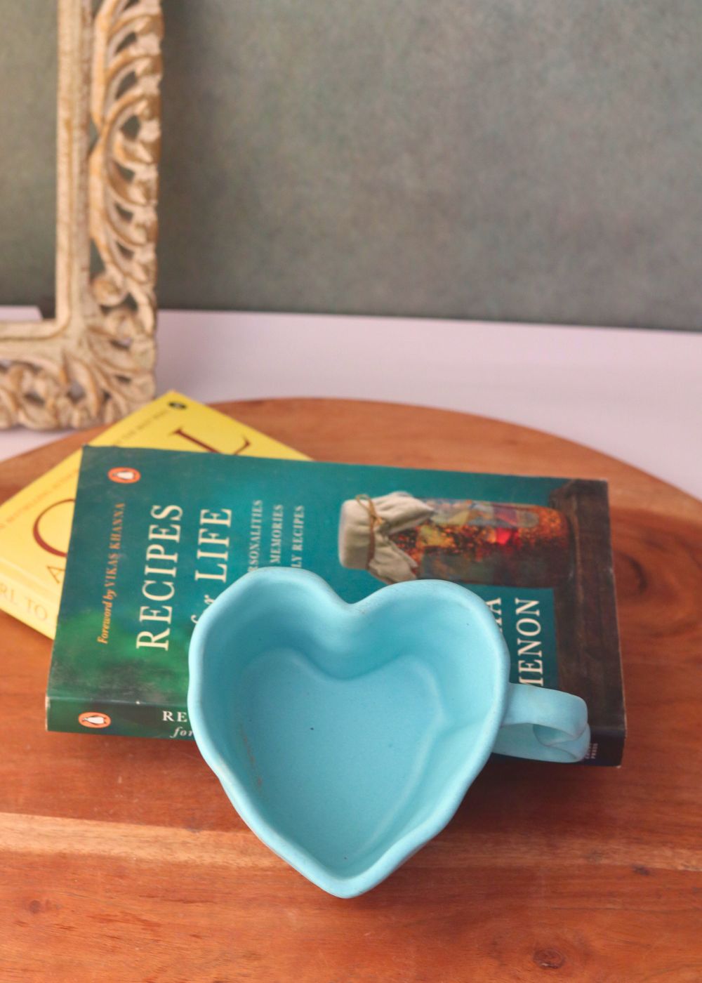 blue heart mug for your favourite beverage