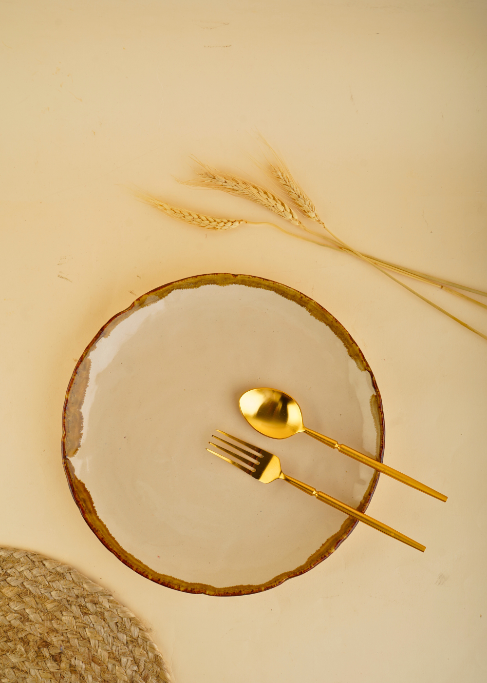 Handmade ceramic ivory stoneware 