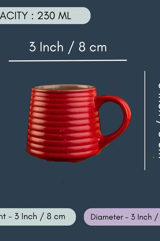 Hot Red Mug in a Gift Box