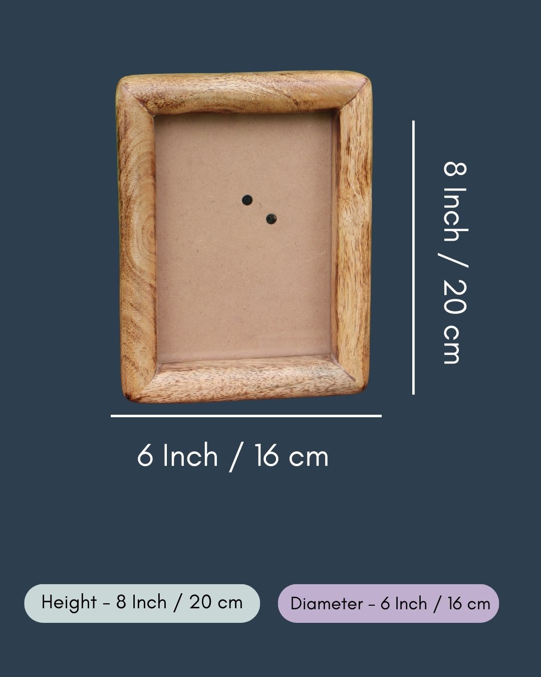 Rounded Wooden Frame
