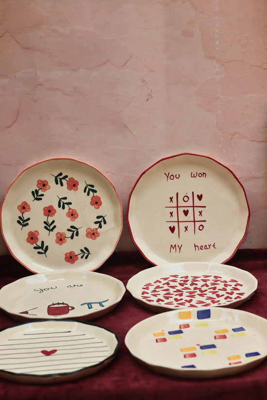 Set of 6 Little Bites snack Plates (for the price of 5)