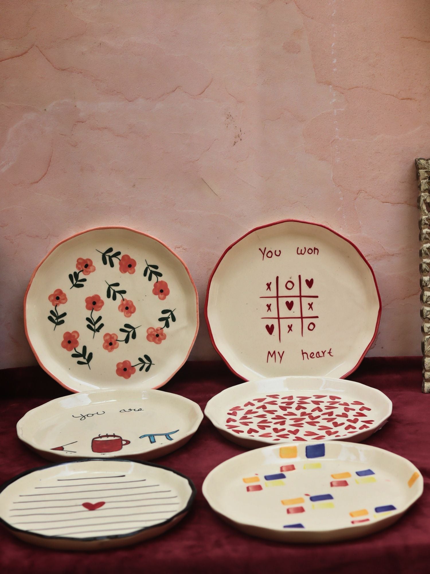 Set of 6 Little Bites snack Plates (for the price of 5)