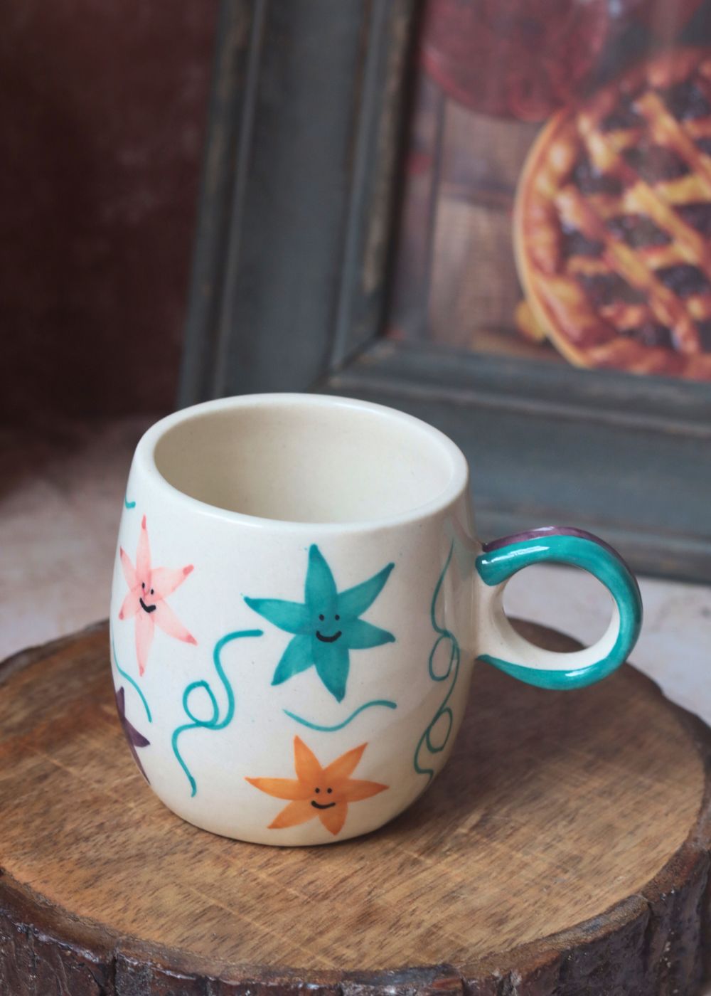 Coral Reef Mug made by ceramic