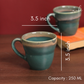 Teal Moulded Coffee Mug