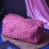 Handmade Polka Essential Toiletry Bag - Large