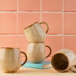 ceramic cozy beige coffee mug with premium quality material
